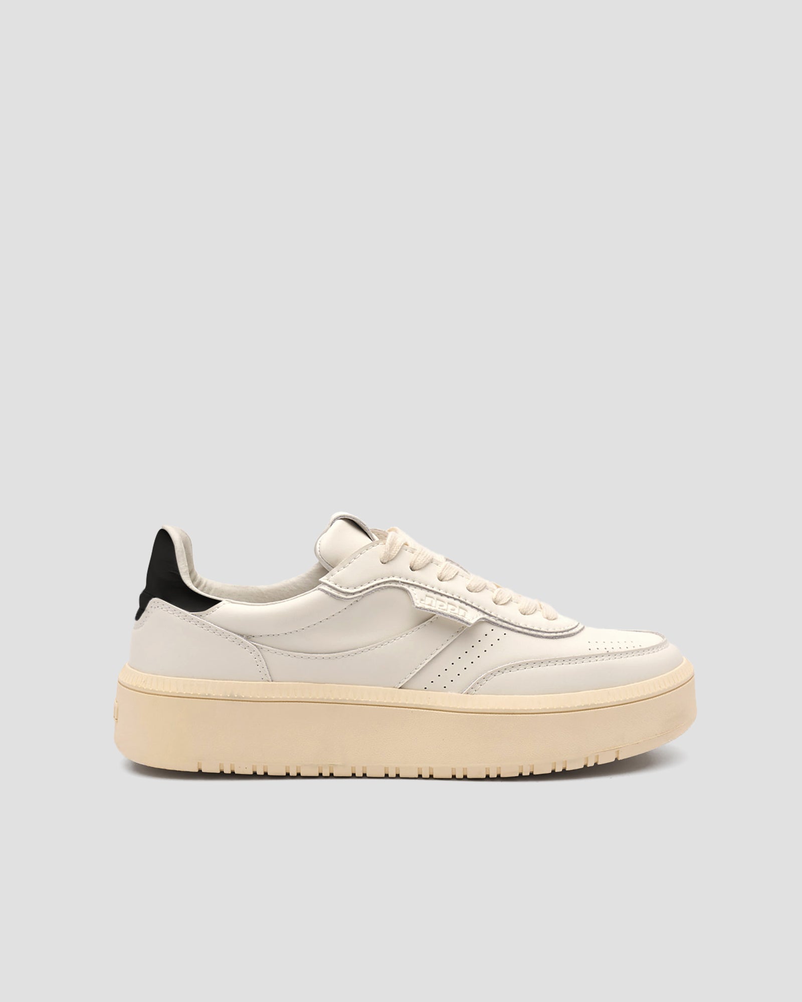 Echo 1 Leather White Black Offwhite Sole