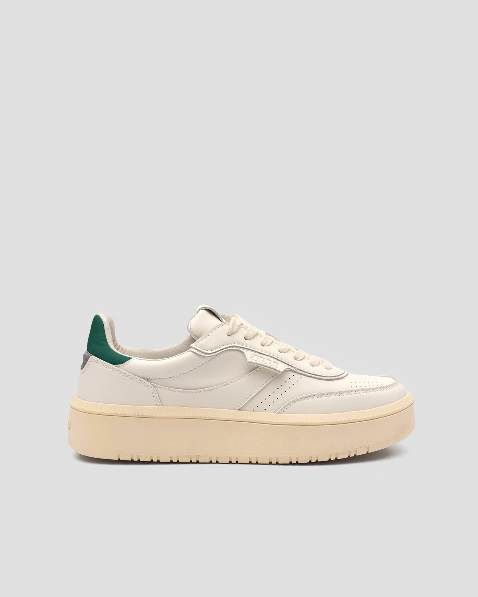 Echo 1 Leather White Eden Green Off white Sole Reflective Heel Tab