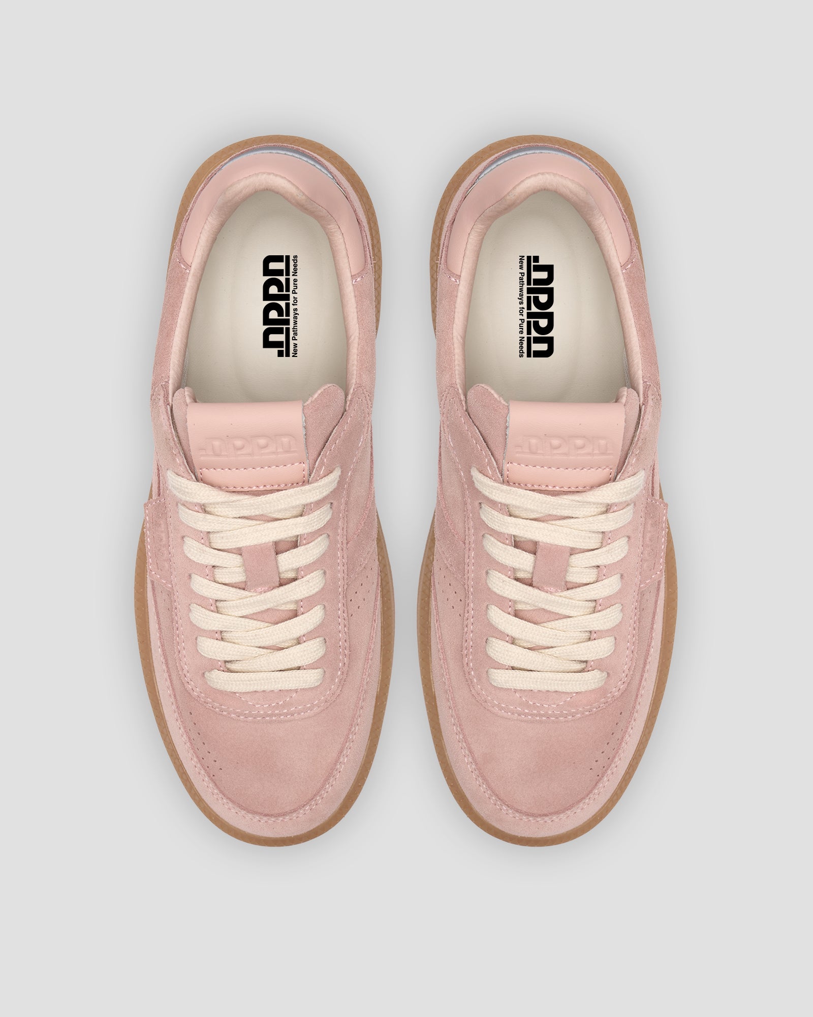 Echo 1 Suede Pink Amber Sole Reflective Heel Tab