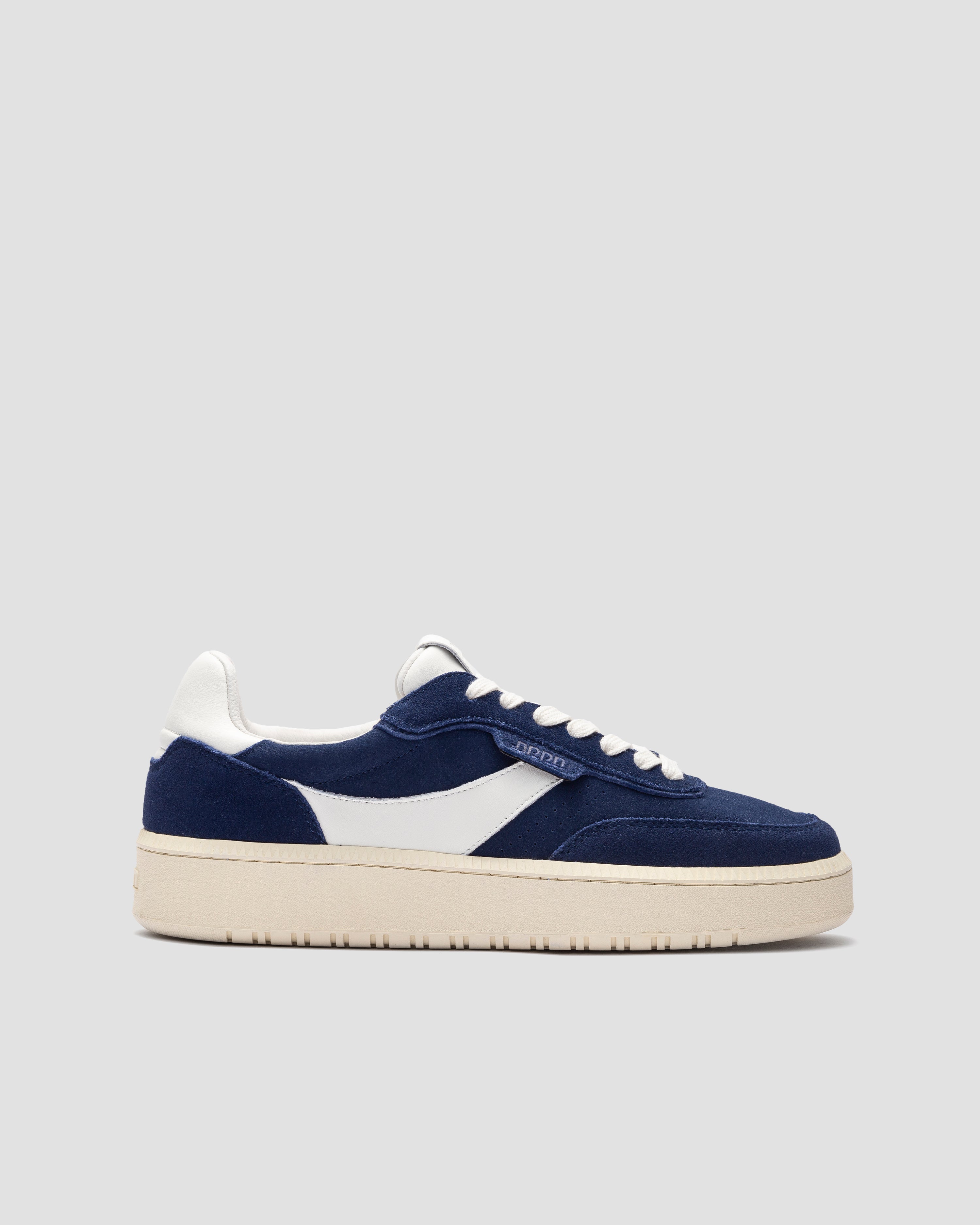 Echo 1 Suede Leather Navy White Off white Sole