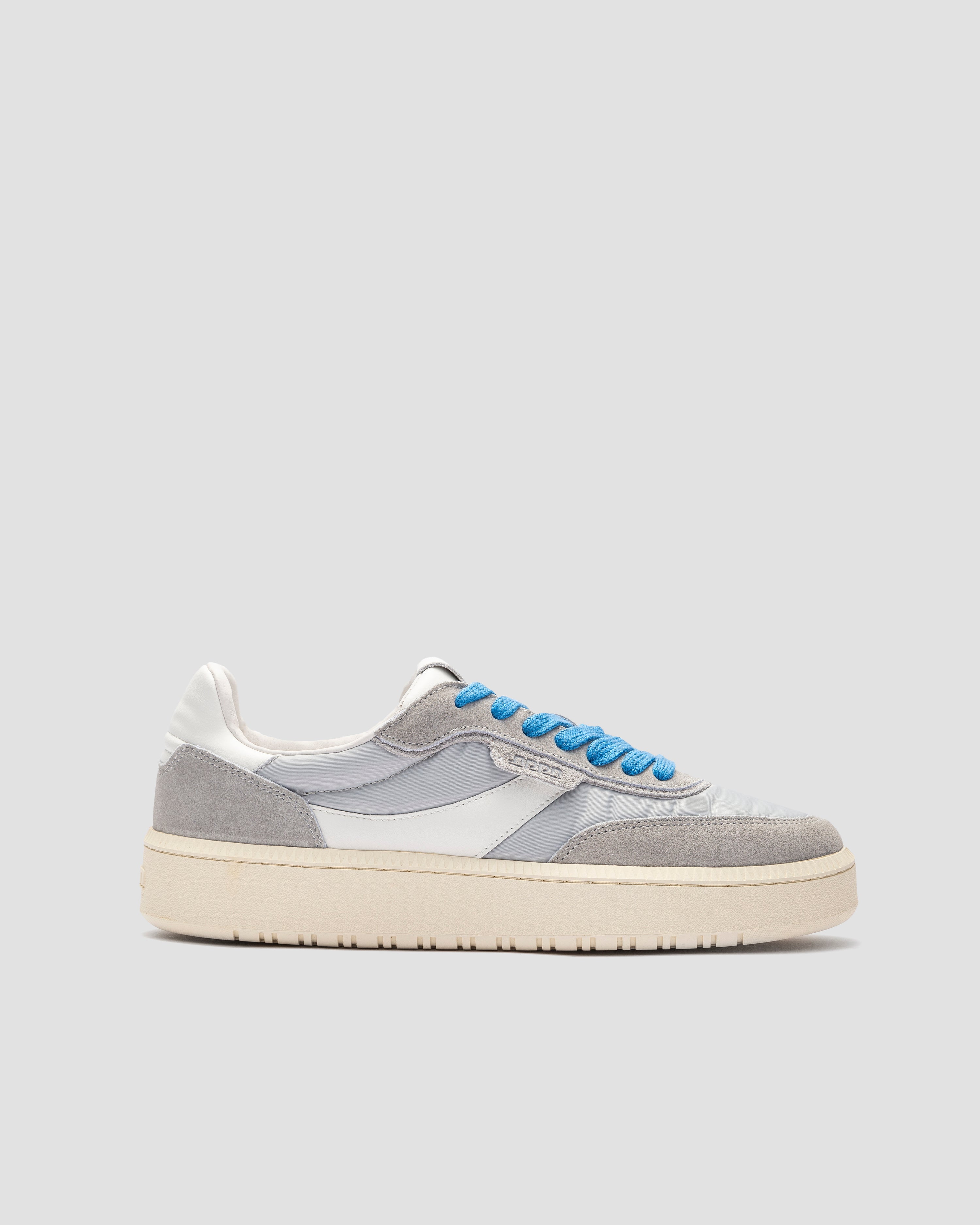 Echo 1 Leather Suede Nylon Grey White