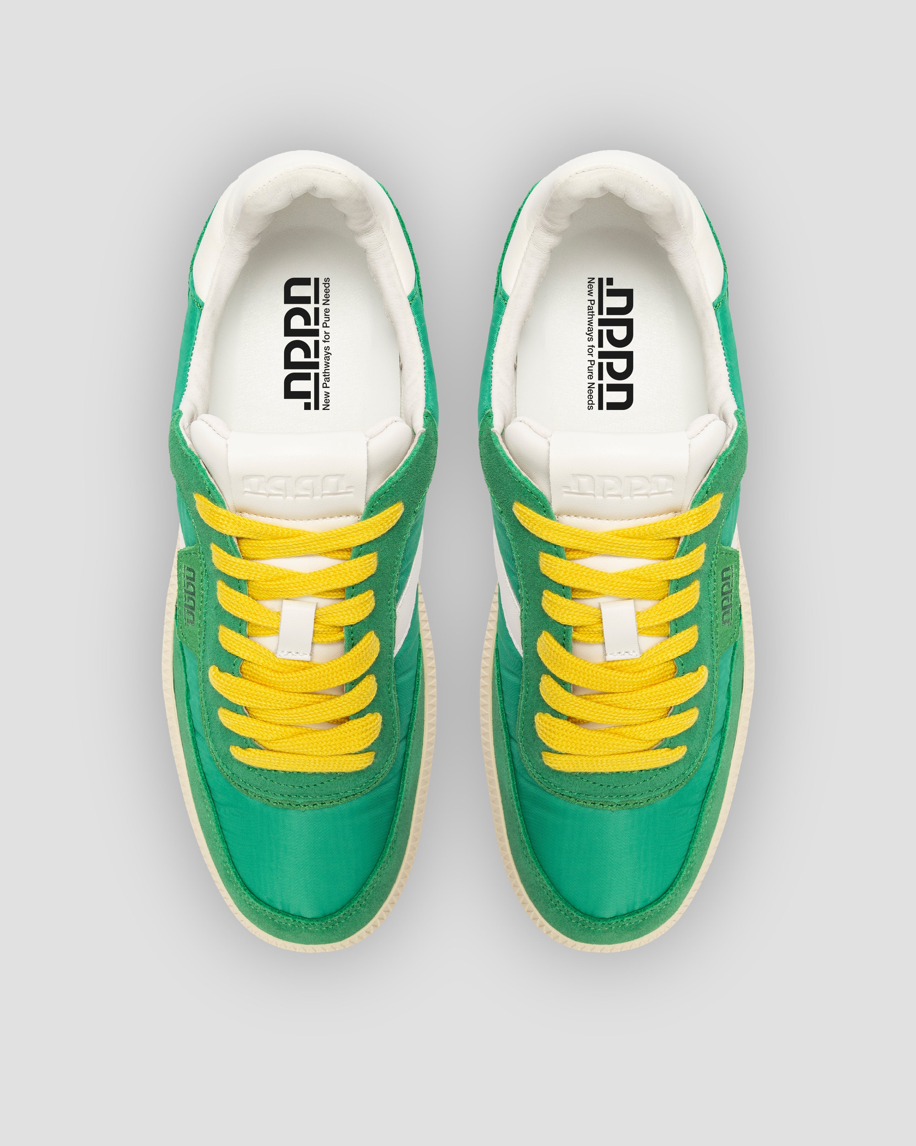 Echo 1 Leather Suede Nylon Green White