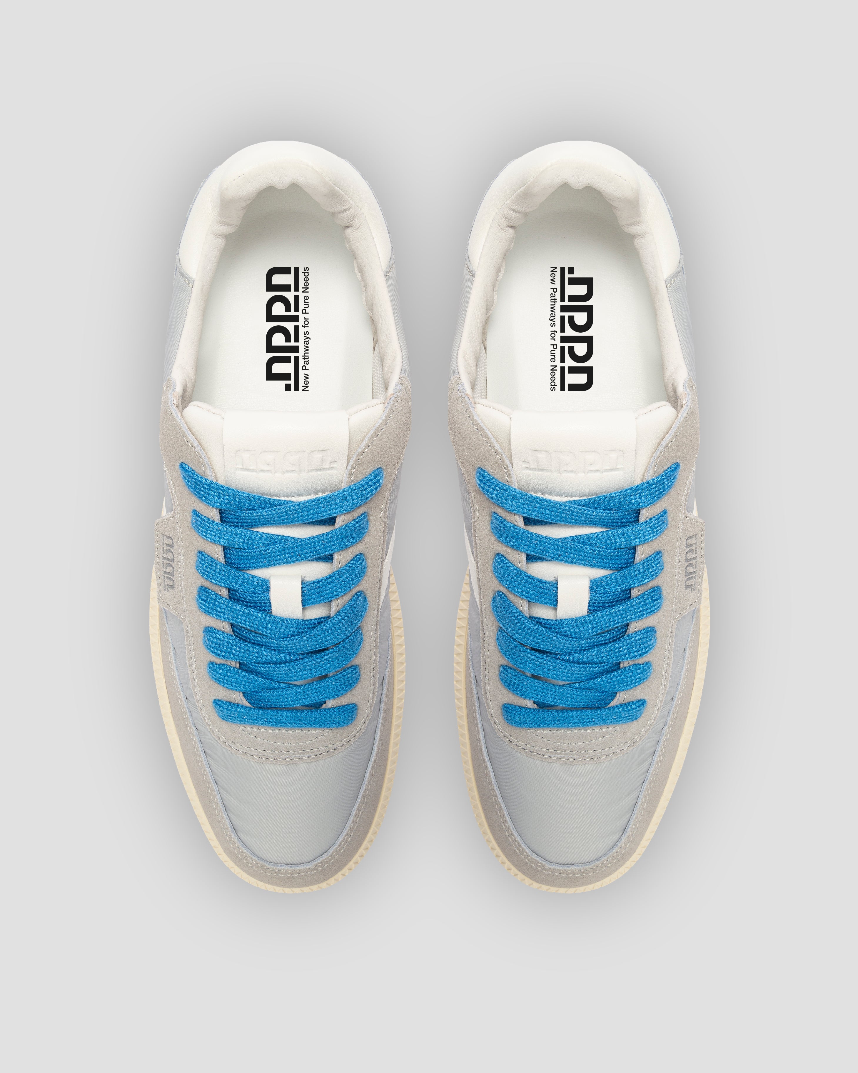 Echo 1 Leather Suede Nylon Grey White